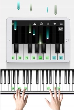 Профессиональное складное цифровое пианино с 88 клавишами