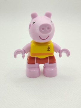 Lego Duplo PEPPA Świnka Pepa Rejs Statkiem George figurka NOWA 10432