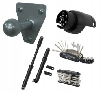 Wieszak na platforme + adapter 7/13+ pompka +klucz