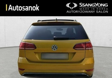 Volkswagen Golf VII Variant Facelifting 1.6 TDI-CR DPF BMT 115KM 2017 Volkswagen Golf Zadbany Highline Panorama ACC 2kpl. Kol Piekny Zloty, zdjęcie 5