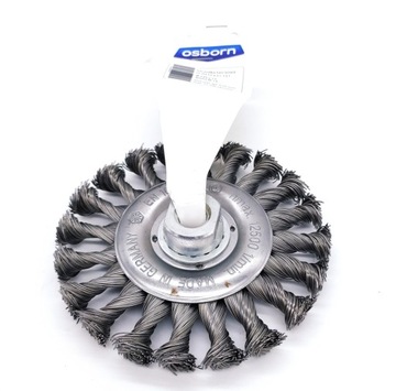 SZCZOTKA DRUCIANA 125mm DYSKOWA TARCZOWA OSBORN