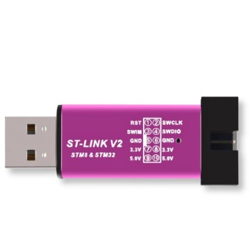 ST-Link V2 SWD STM32 и SWIM STM8 ARM Cortex программатор + кабели