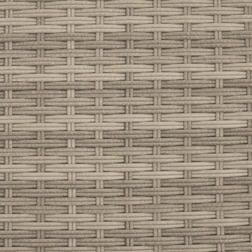 2-местный Садовый диван, балдахин и подножки, светло-серый, ротанг PE