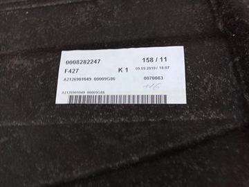 MERCEDES TŘÍDA E W212 SEDAN POLIČKA KUFRU 3 SVĚTLO STOP A2126901049