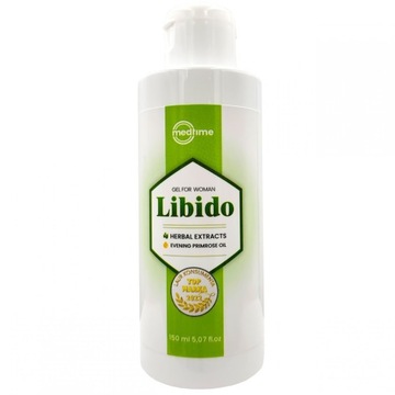 LIBIDO GEL 150ML ŻEL INTYMNY DLA KOBIET JEGO ZADANIE TO WZMOCNIENIE DOZNAŃ
