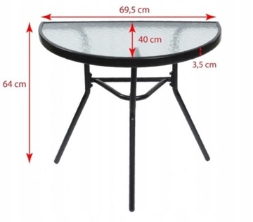 Garden TABLE - BALCONY стол для балкона/террасы