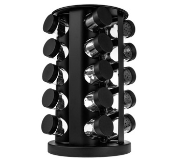 КОНТЕЙНЕРЫ ДЛЯ СПЕЦИЙ ПОДСТАВКА ДЛЯ СПЕЦИЙ БАНКА ДЛЯ СПЕЦИЙ ЧЕРНАЯ 21 EL