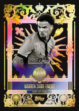 Набор «PSG Team Set 2024/25» от Topps: футбольные карточки с гарантированным автографом или реликвией