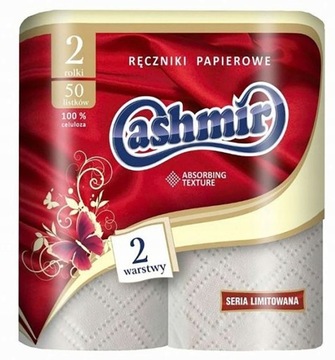 CASHMIR RĘCZNIK PAPIEROWY 2 WARSTWY 2 SZT