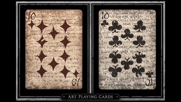 Игральные карты Леонардо MMXVIII да Винчи, серебро