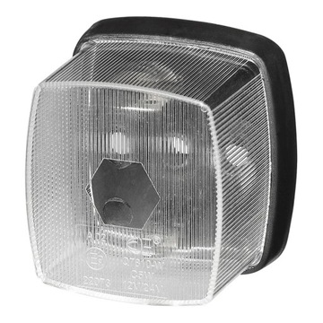 LAMPA POZYCYJNA przednia biała 66x62mm (PM)