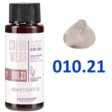 Alfaparf Color Wear Gloss Toner 010.21 60ml