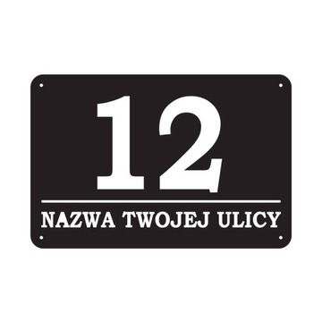 АДРЕСНАЯ ТАБЛИЧКА НОМЕР ДОМА - МЕТАЛЛ