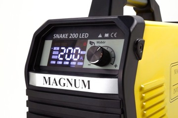 Комплект сварочного аппарата MMA MAGNUM 200A LED HOT START