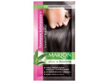 Marion Szampon Koloryzujący 4-8 myć 59 Hebanowa Czerń 40 ml