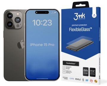 3MK Flexibleglass Szkło do iPhone 15 Pro 6,1