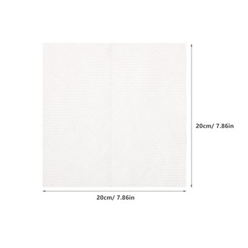 WYJMOWANE CHUSTECZKI DO MYCIA TWARZY MOKRE I SUCHE (20*20CM) 100SZT