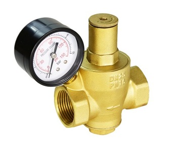 REDUKTOR CIŚNIENIA WODY Z MANOMETREM 1'' CAL DN25 REGULATOR 1-6 BAR FILTR