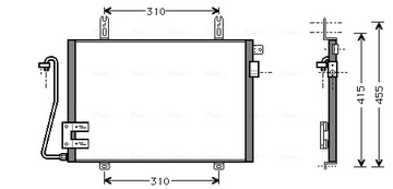 AVA QUALITY COOLER RT5221 KONDENZÁTOR KLIMATIZACE