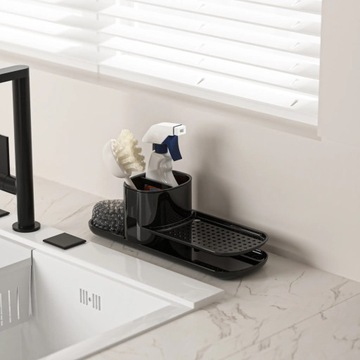 КУХОННЫЙ ОРГАНАЙЗЕР ДЛЯ АКСЕССУАРОВ, дозатор жидкости для мытья посуды с помпой