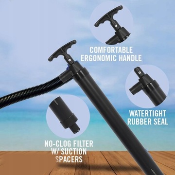 РУЧНОЙ НАСОС ДЛЯ СЛИВА ТОПЛИВА, МАСЛА, ВОДЫ И ВОЗДУХА С ЯХТ/СУДОВ