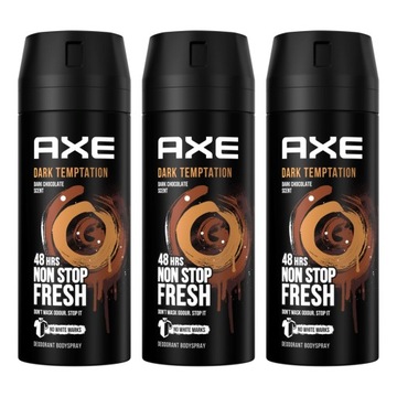 AXE Dark Temptation dezodorant 3x150 ml DEO