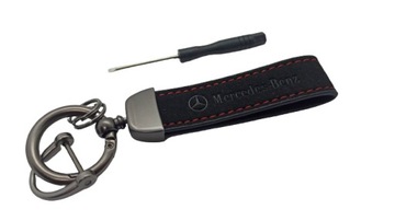 MERCEDES BRELOK BRELOCZEK SKÓRA ZAMSZ