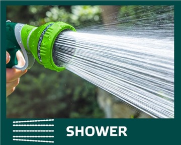 VERTO 15G702 Пистолетный ороситель, 9 функций