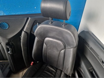 AUDI Q7 4L SEDADLO SEDADLA POHOVKA S-LINE KŮŽE KOMPLET