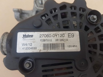 ALTERNÁTOR TOYOTA YARIS III 1.33 11-