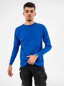 MĘSKA KOSZULKA LONGSLEEVE URBANCITY Niebieska 4XL