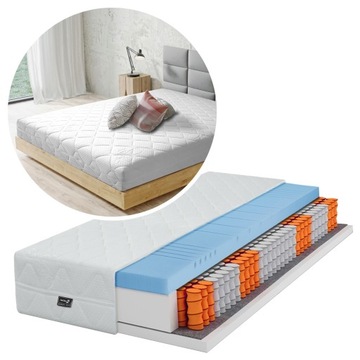 Materac 180x200 POCKET profilowany MARS H3 24cm MAX
