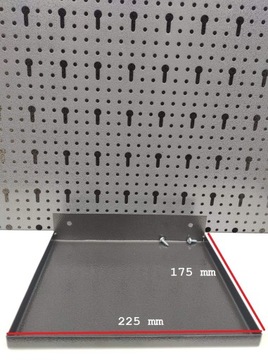 ЧЕРНАЯ ПОЛКА ДЛЯ ИНСТРУМЕНТОВ 22,5 Х 17 СМ