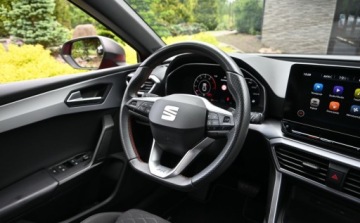 Seat Leon IV Hatchback 1.5 eTSI (MHEV) 150KM 2021 Seat Leon 1,5 TSI 150 KM FR Full Led AMBIENTE Nawigacja Virtual tacho 1.5, zdjęcie 27
