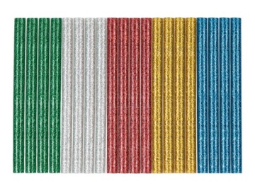 20 brokatowe wkłady 7mm klej pistoletu na gorąco