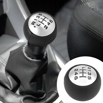 РУЧКА ПЕРЕКЛЮЧЕНИЯ ПЕРЕДАЧ ЧЕРНАЯ ХРОМ 6 PEUGEOT 307 308 407 5008 3008