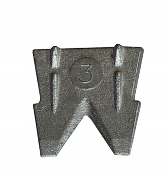 KLIN METALOWY DO SIEKIERY MŁOTKA NR.3 20 MM