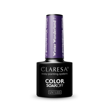 CLARESA Гибридный лак NEW PLUM PURPLE