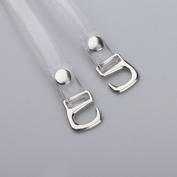 2/set Extra Long Clear Invisible Loose Shoes Strap