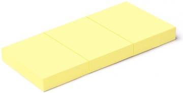 ŻÓŁTE KARTECZKI samoprzylepne Memo Notes BLOCZEK 38x51mm 300 karteczek