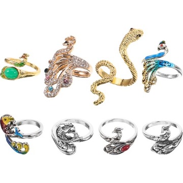 Crochet Ring Finger Ornament Tension 8 Pcs