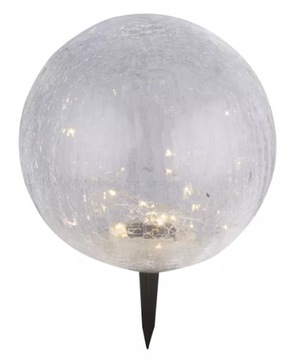 Lampa solarna, tworzywo czarne, szkło z efektem