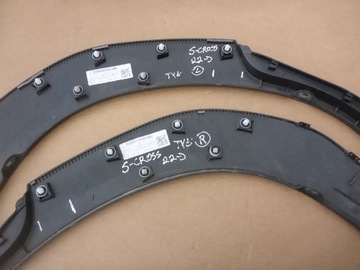 SUZUKI S-CROSS 21- НАКЛАДКА КРЫЛА ПРАВАЯ ЛЕВАЯ ЗАДНЯЯ ОРИГИНАЛ