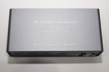4733 4K HDMI KVM-ПЕРЕКЛЮЧАТЕЛЬ USB 3.0 TYPE-C HDMI 2.0 2X2 2 МИНИТОРА