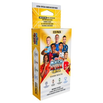 Blister Eco Pack Match Attax Extra 2025 Topps UCC UEFA Karty Piłkarskie