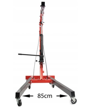WORKSHOP CRANE 2T STRONG BALANCER 2X НАСОС + блок траверсы двигателя