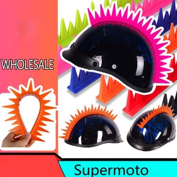 Cockscomb Bikes kask dekoracyjna naklejka kolorowy