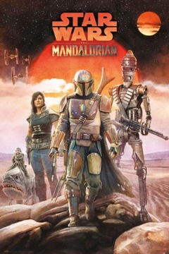 Star Wars The Mandalorian Crew Plakat 61x91,5 cm