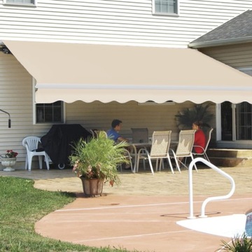 ТЕРРАСА ТЕНТ БАЛКОН СОЛНЦЕЗОН РОЛЕСТАВНИ С РУЧКОЙ 400 x 250