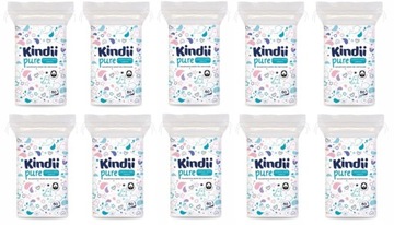 KINDII PURE BABY ХЛОПЫ 60 ШТ. ХЛОПОК